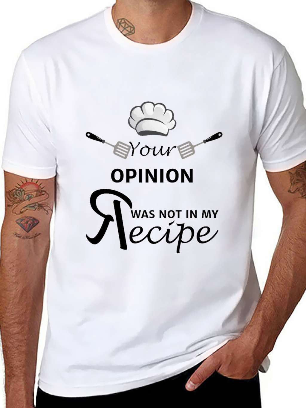 Chefs Opinion Recipe Black T-Shirt