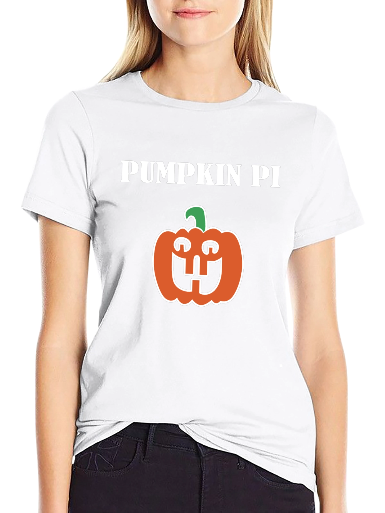 Pumpkin Pi Graphic Tee - Funny Halloween T-Shirt