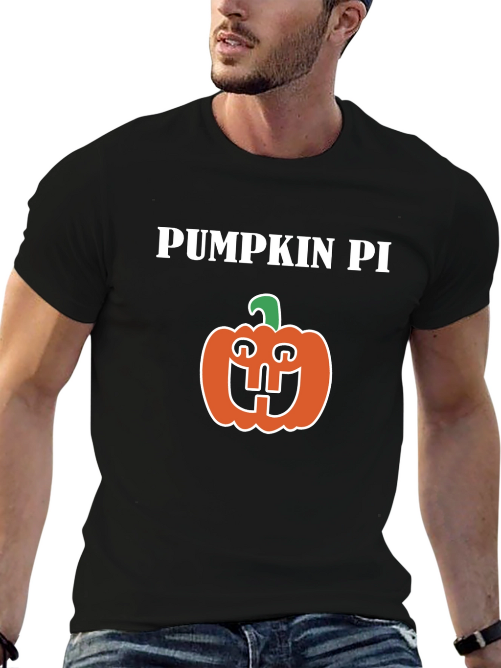 Pumpkin Pi Graphic Tee - Funny Halloween T-Shirt