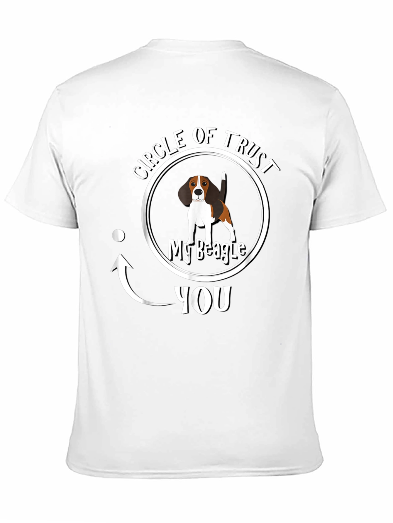 Circle of Trust Beagle T-Shirt – Funny Dog Lover Tee