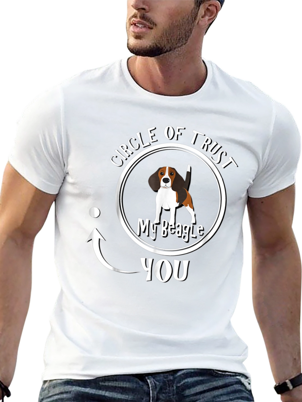 Circle of Trust Beagle T-Shirt – Funny Dog Lover Tee