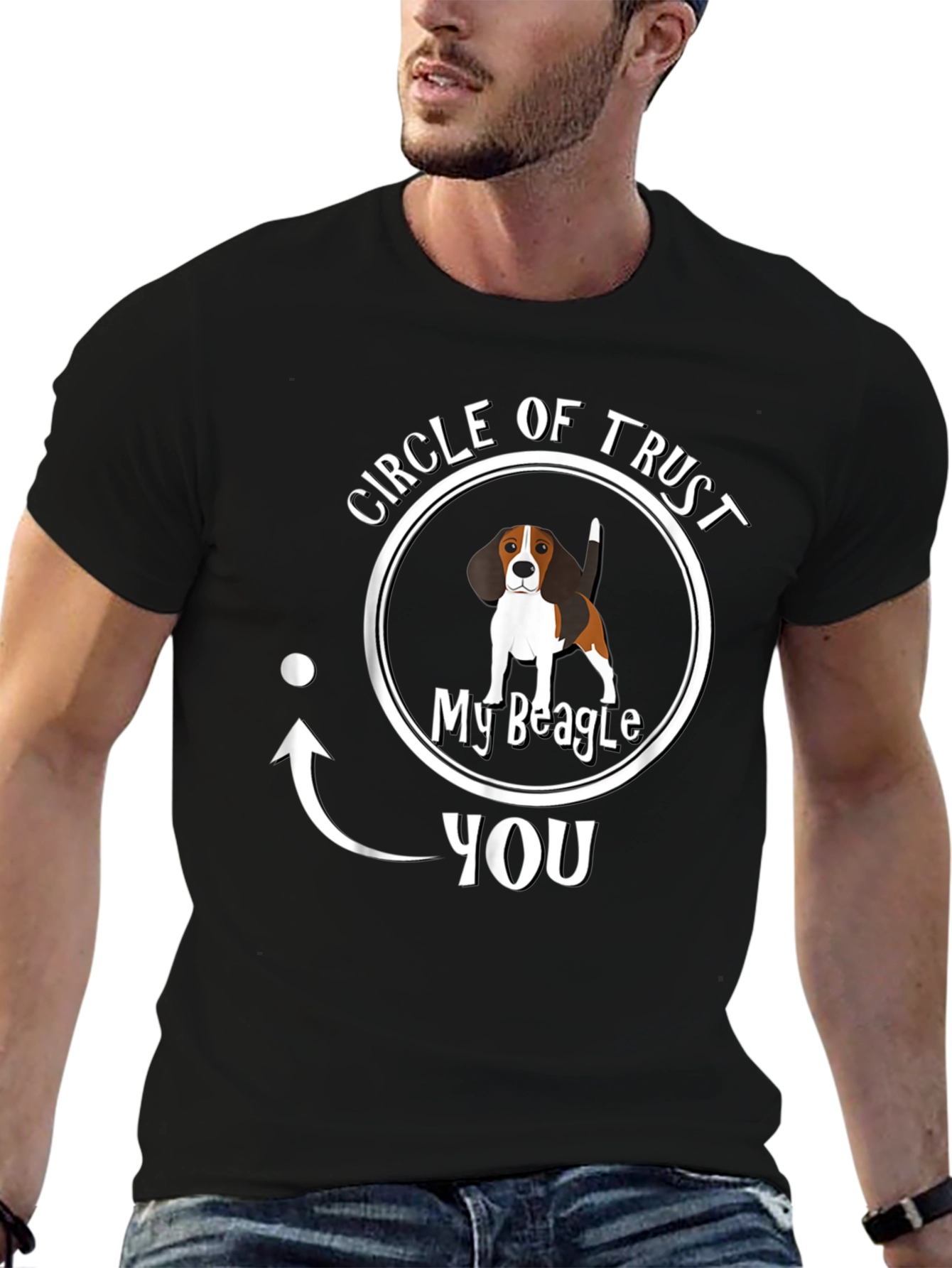 Circle of Trust Beagle T-Shirt – Funny Dog Lover Tee