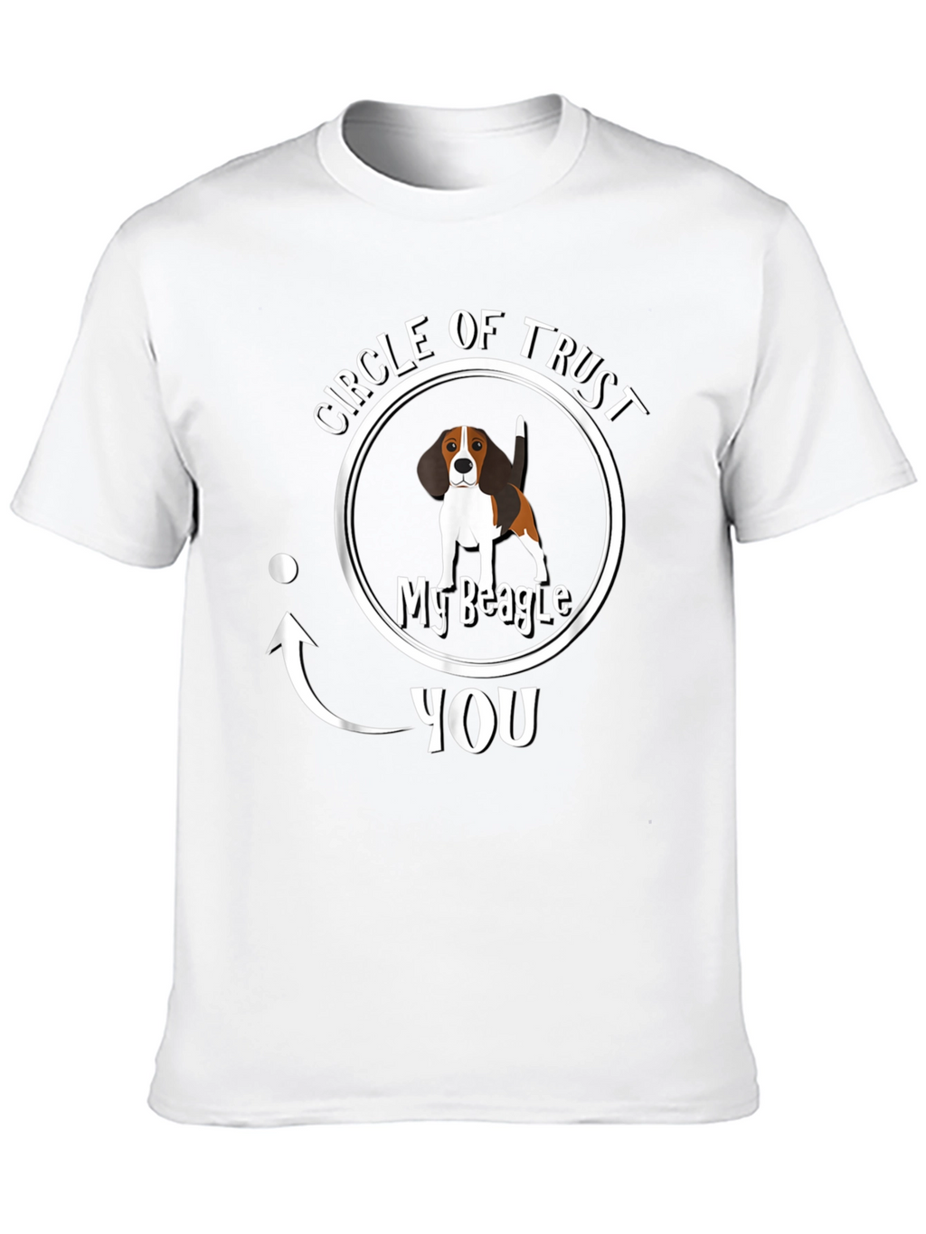 Circle of Trust Beagle T-Shirt – Funny Dog Lover Tee