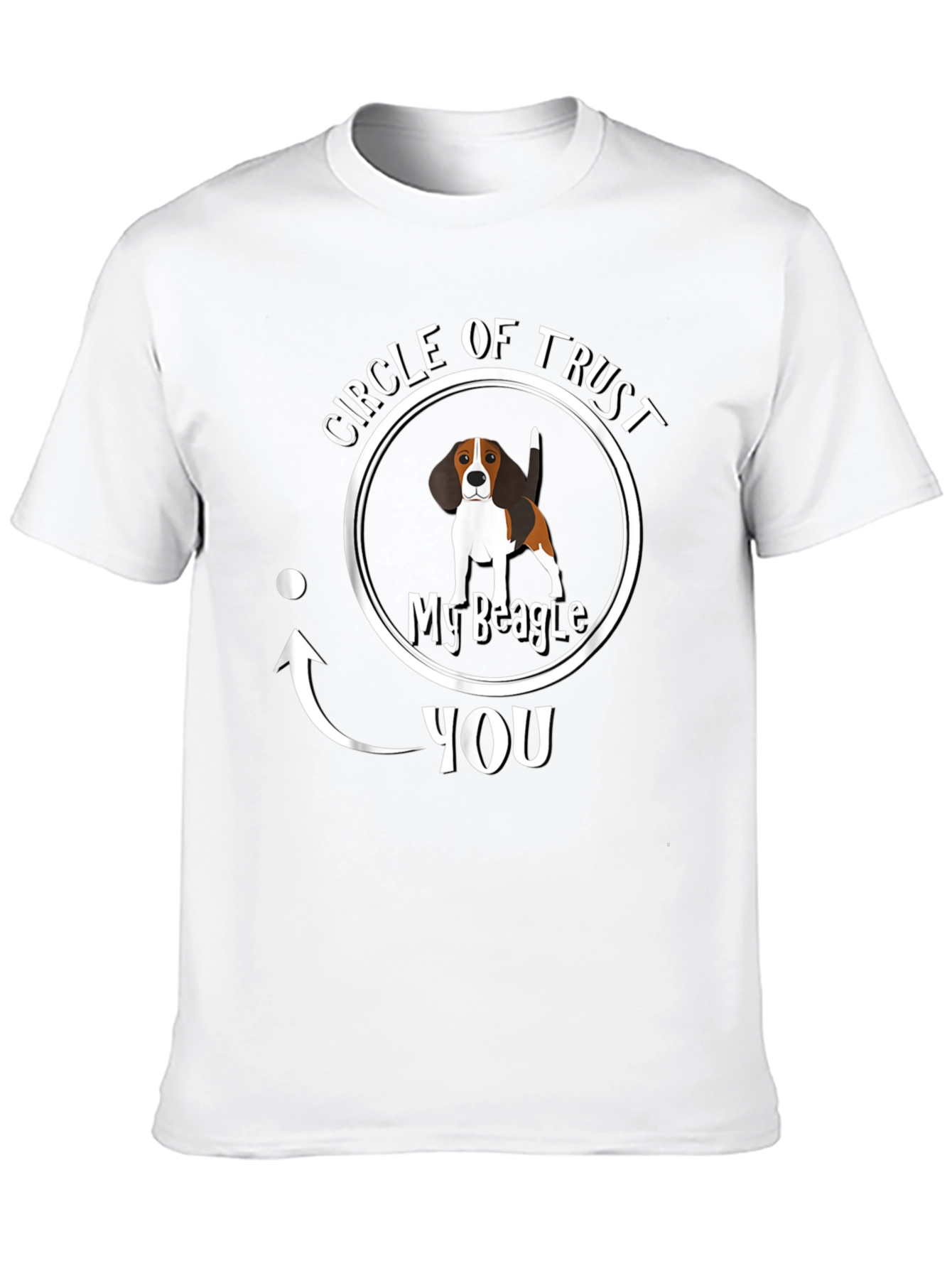 Circle of Trust Beagle T-Shirt – Funny Dog Lover Tee