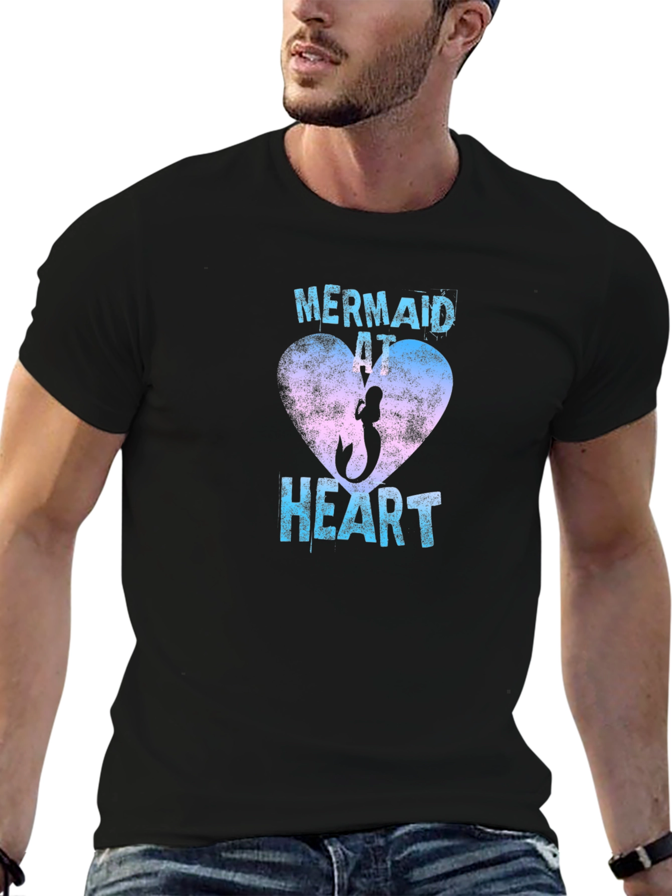 Mermaid at Heart Graphic Tee