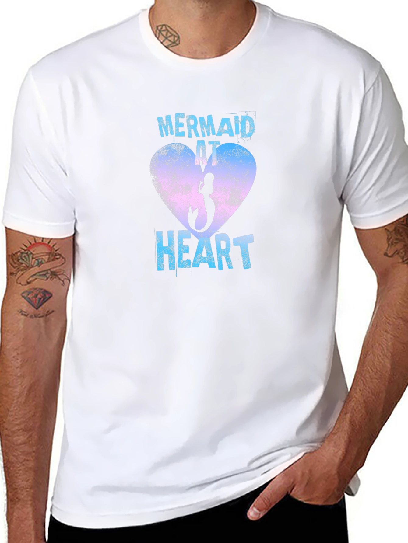 Mermaid at Heart Graphic Tee
