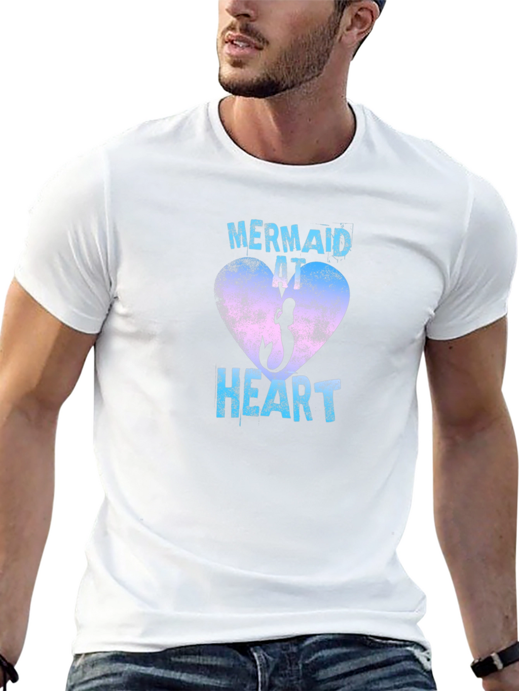 Mermaid at Heart Graphic Tee