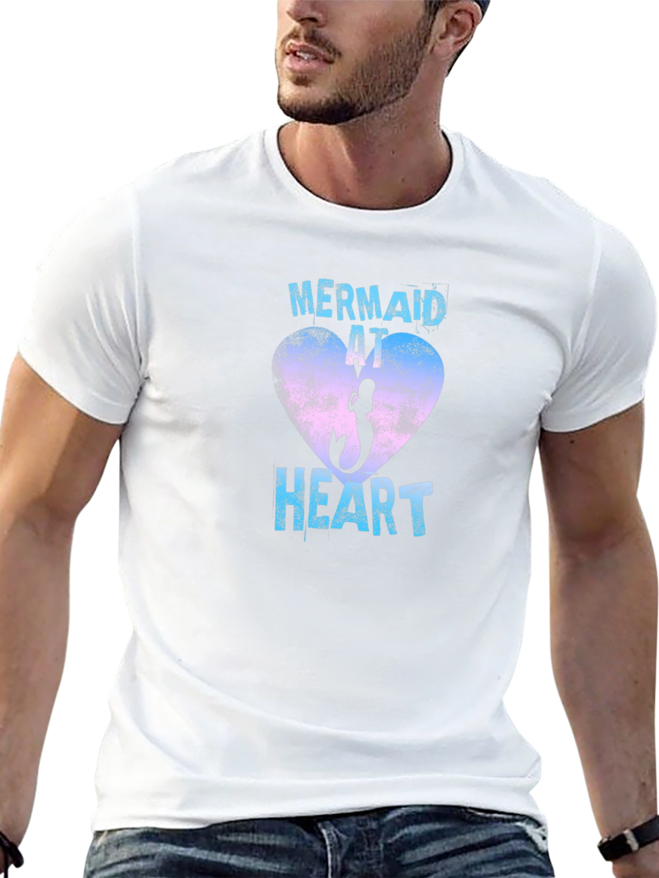 Mermaid at Heart Graphic Tee