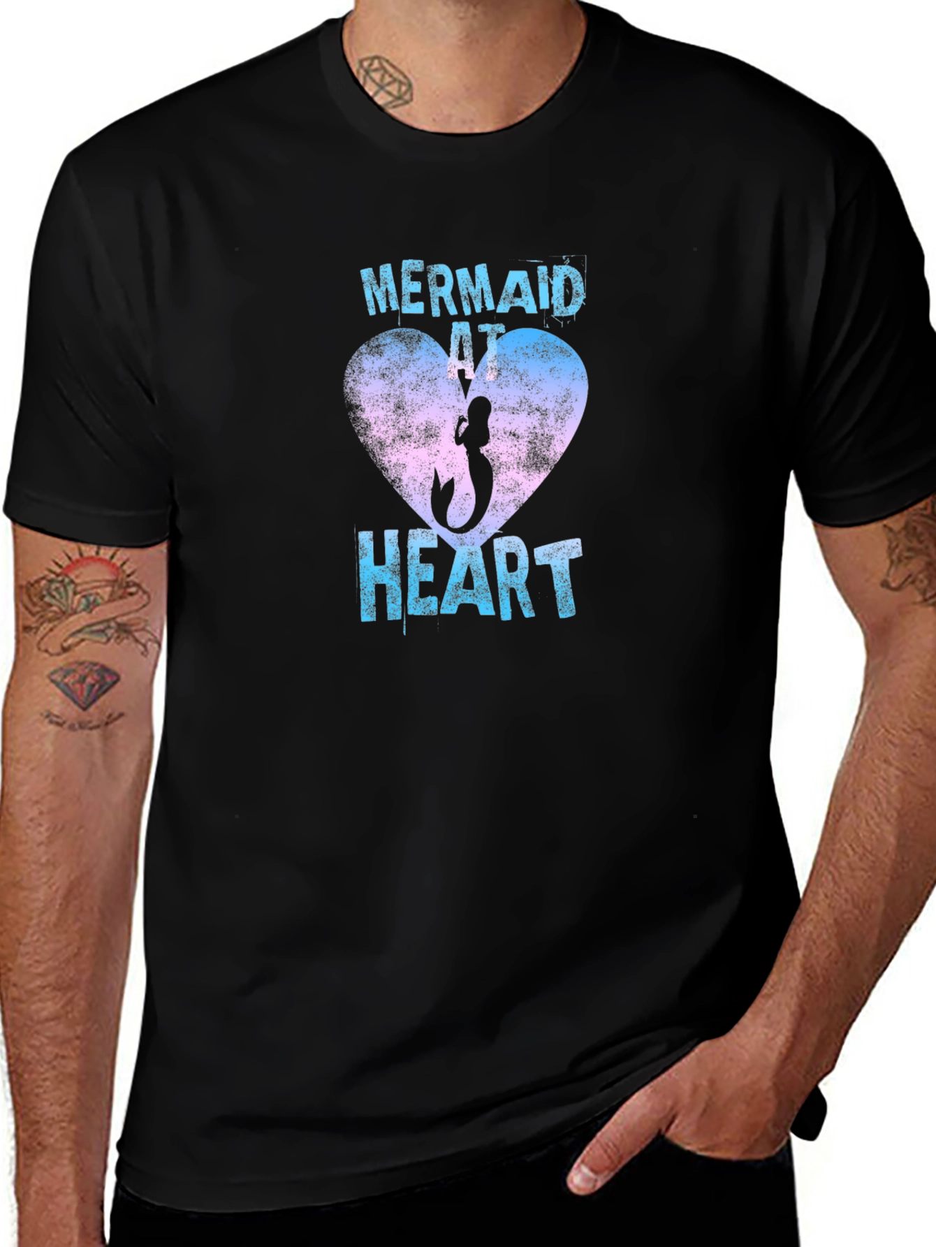 Mermaid at Heart Graphic Tee