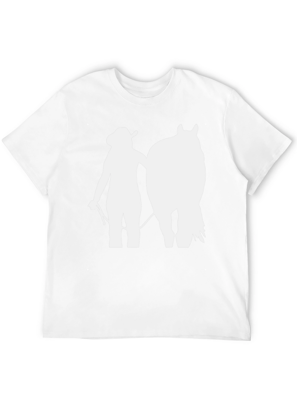 Cowgirl Horse T-Shirt: Western Silhouette Tee