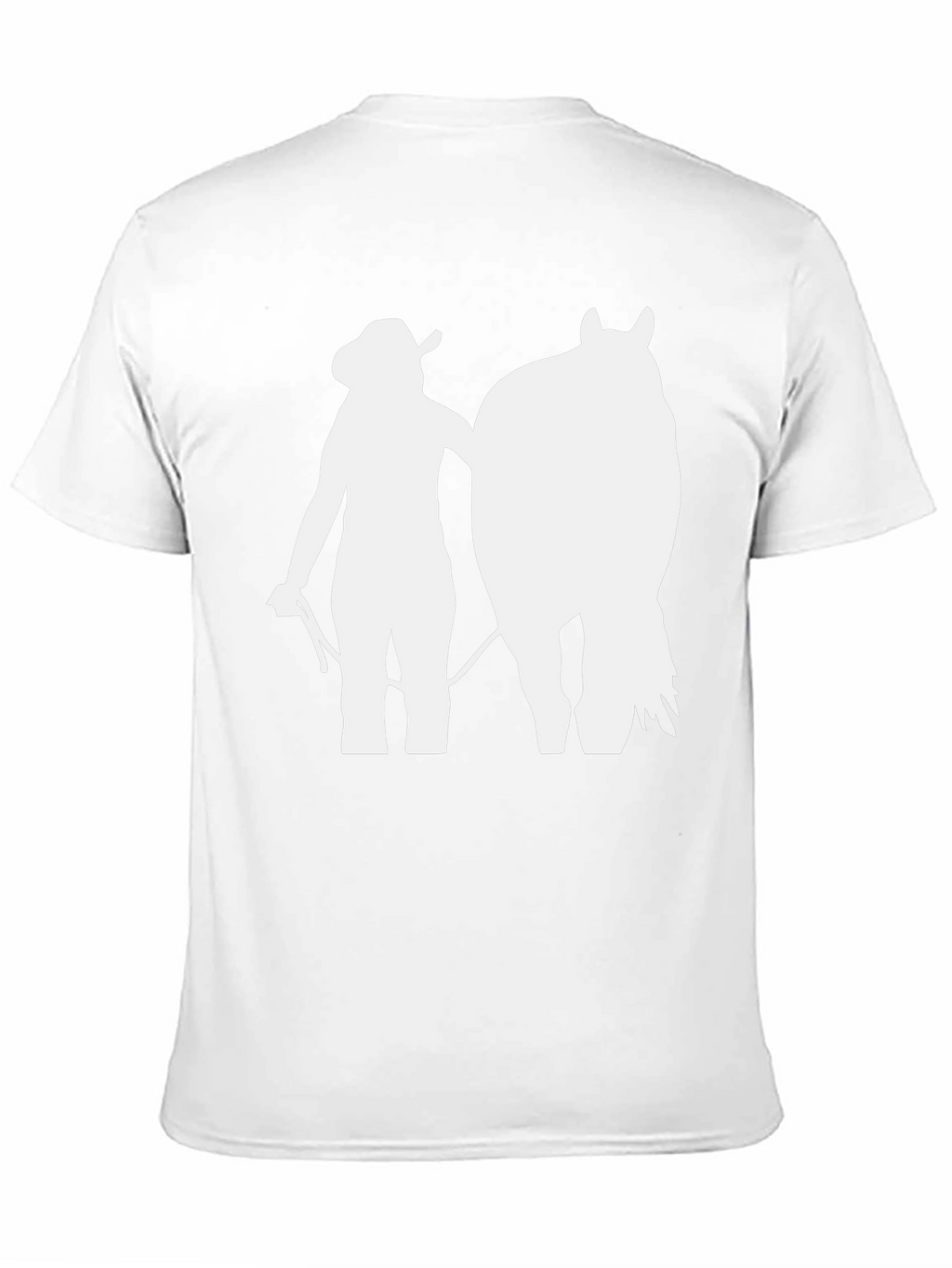 Cowgirl Horse T-Shirt: Western Silhouette Tee