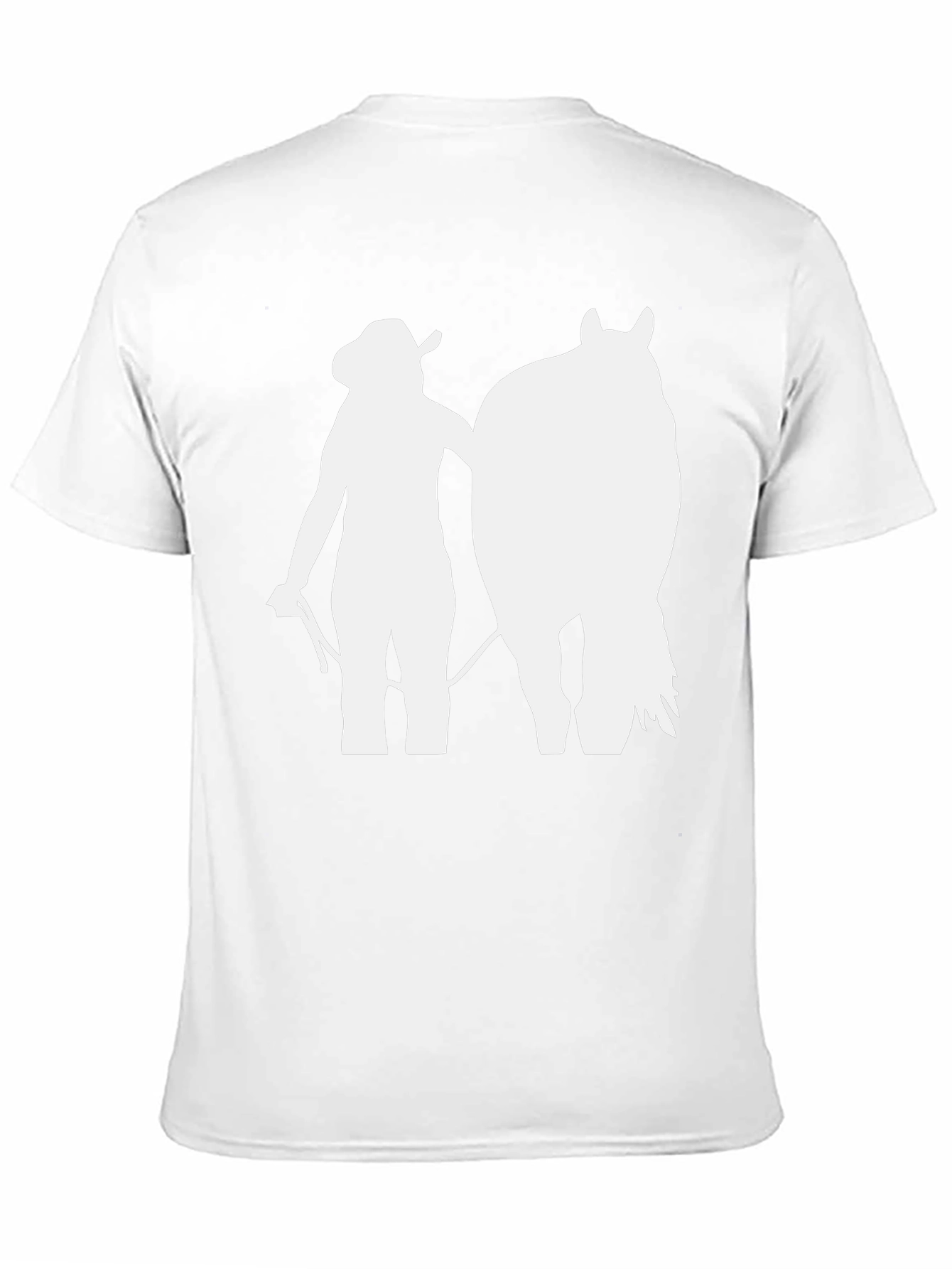 Cowgirl Horse T-Shirt: Western Silhouette Tee
