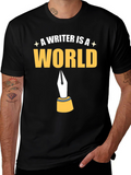 A Writer Is A World Graphic T-Shirt