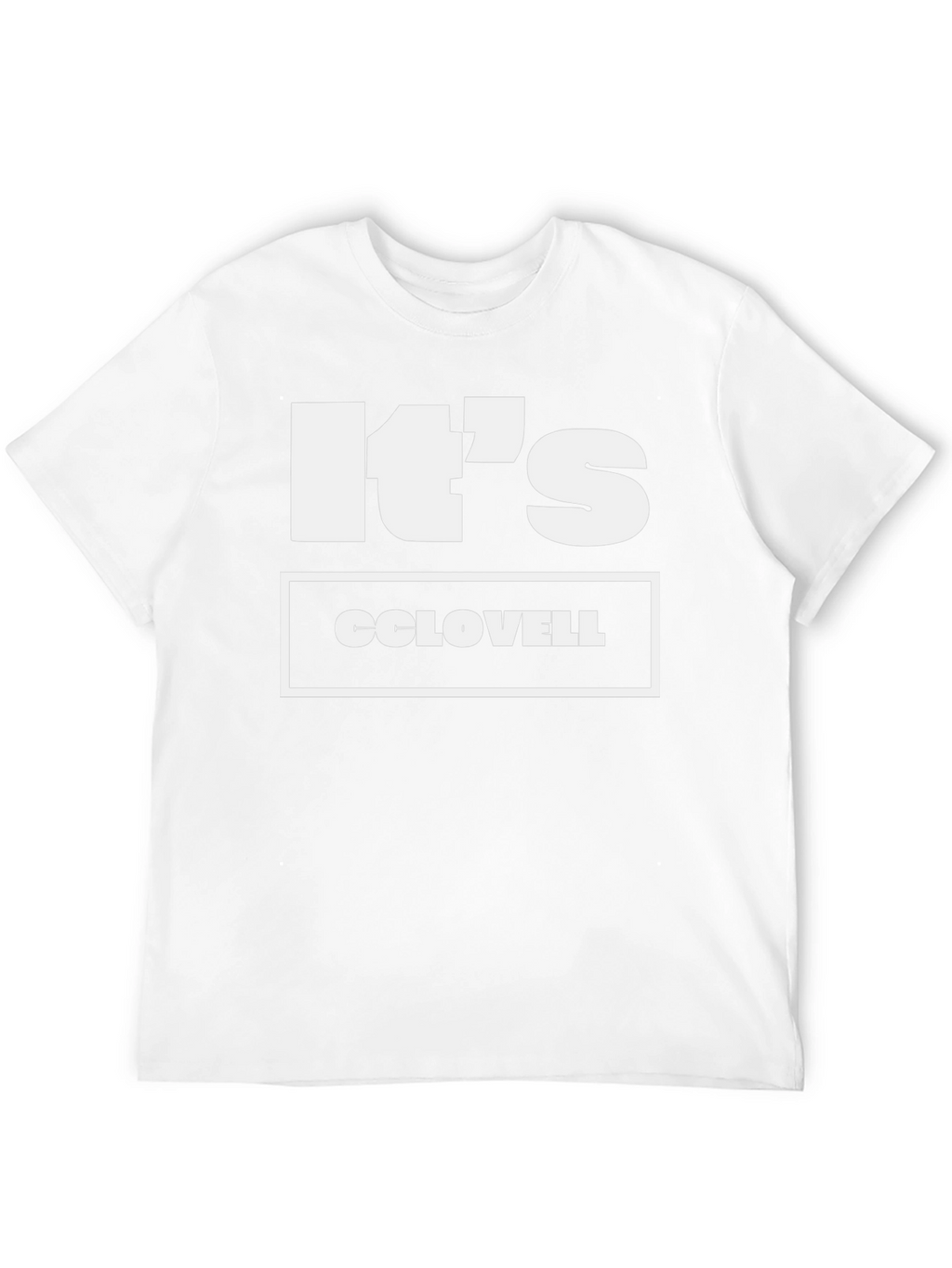 Its CCLOVELL T-Shirt - Trendy Graphic Tee