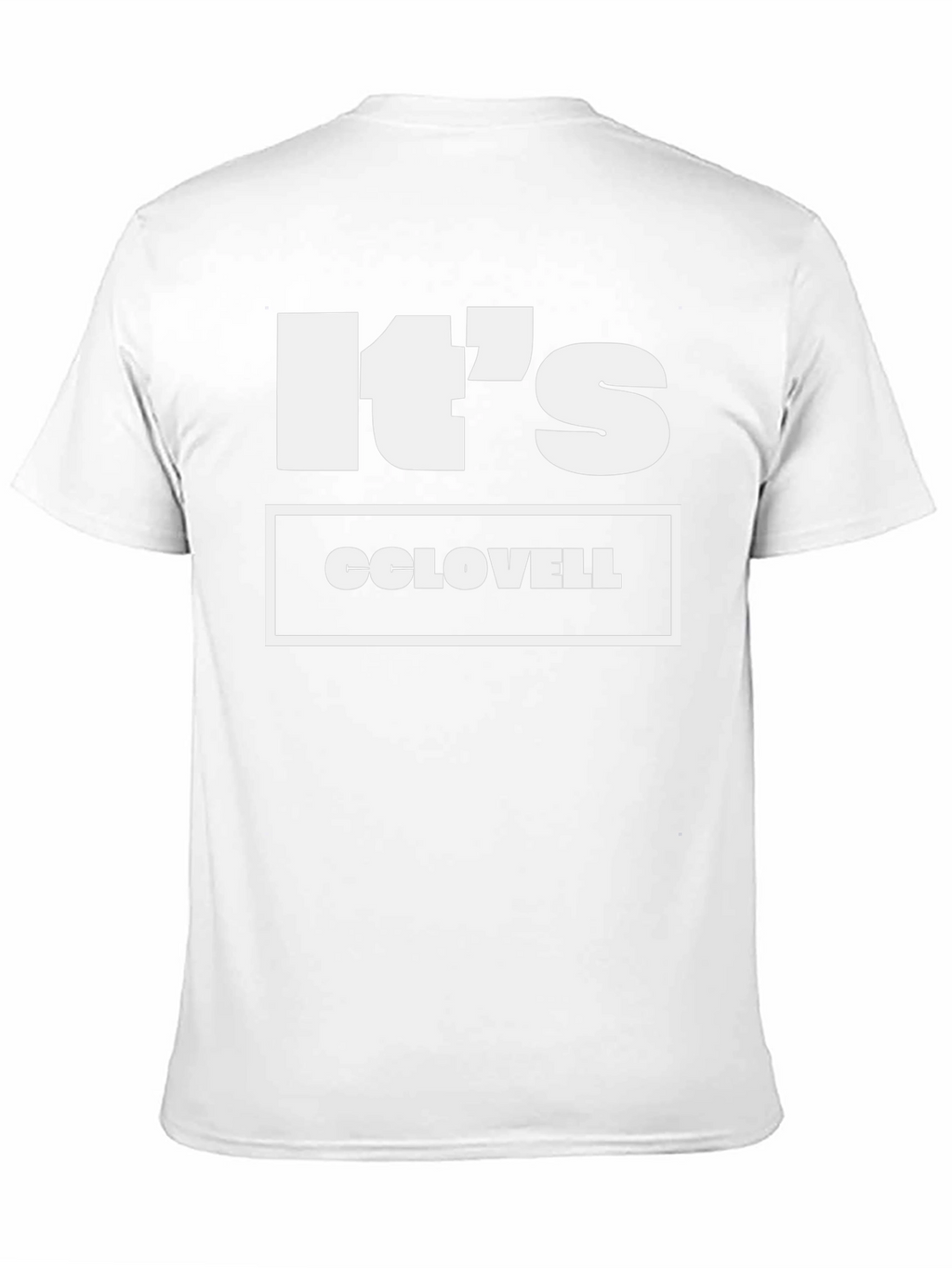 Its CCLOVELL T-Shirt - Trendy Graphic Tee