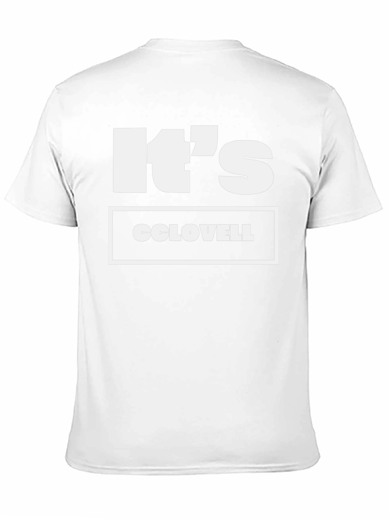 Its CCLOVELL T-Shirt - Trendy Graphic Tee