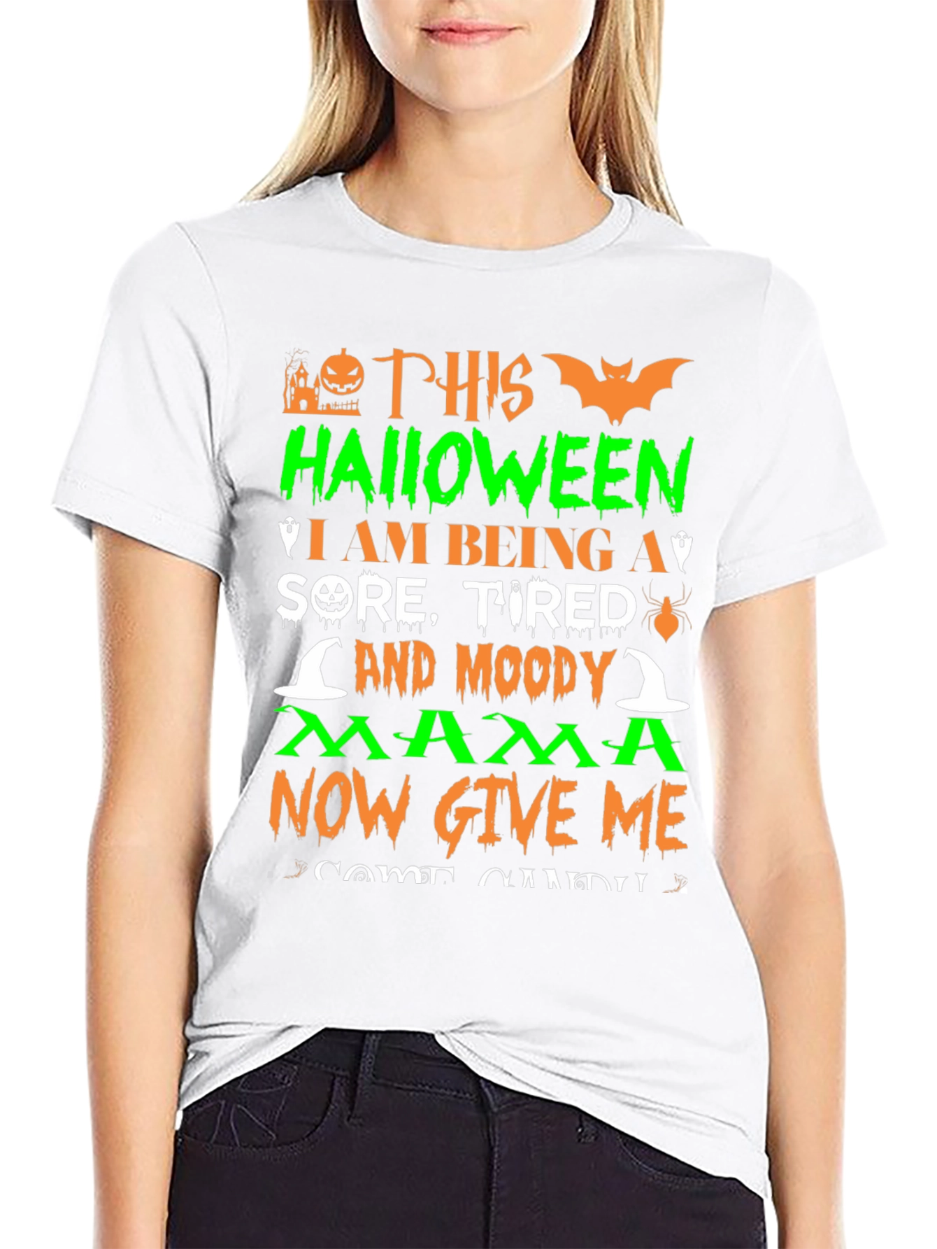 Halloween Mama Graphic T-Shirt