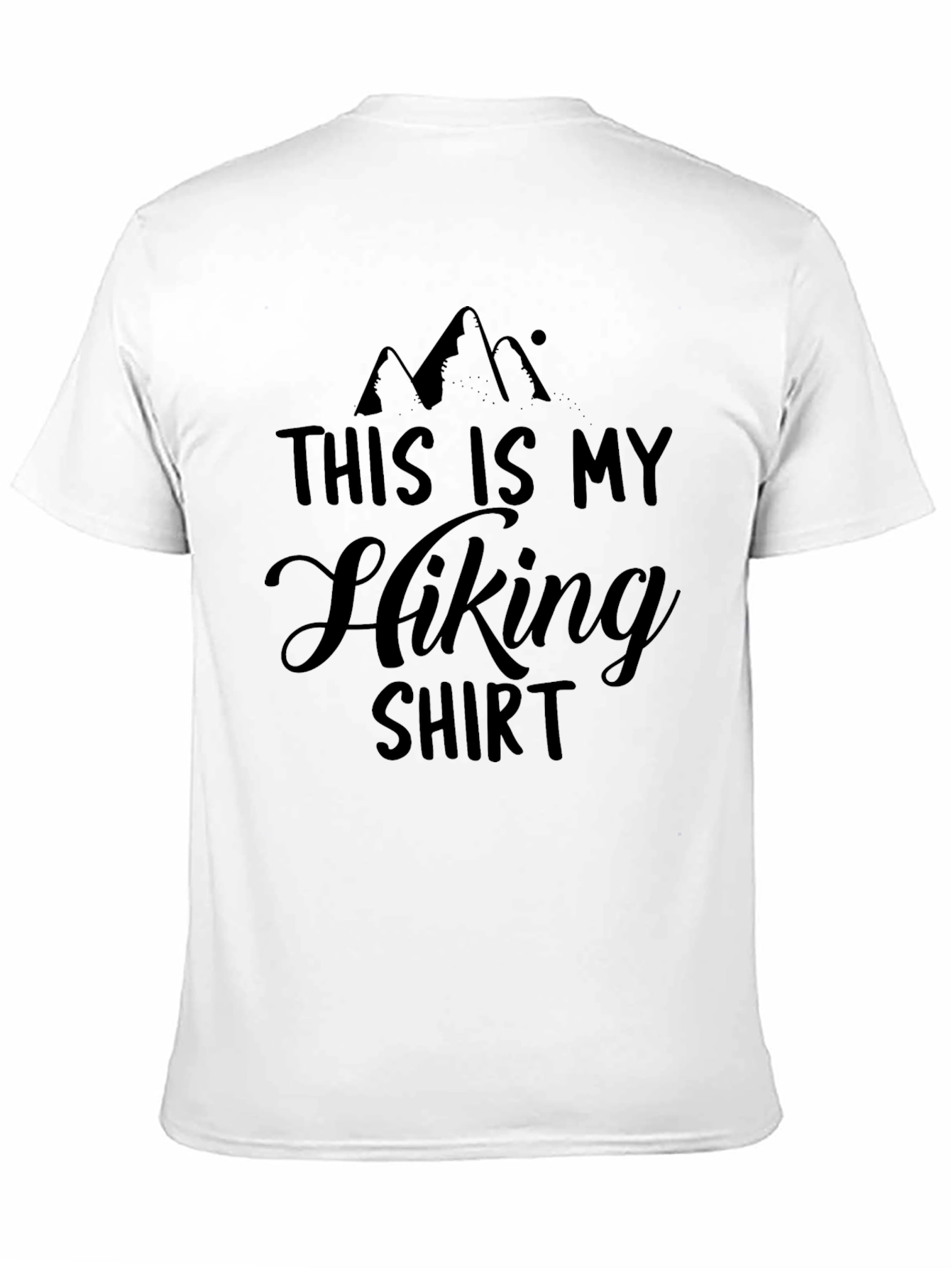 Hiking Shirt - Mens Black Graphic Tee