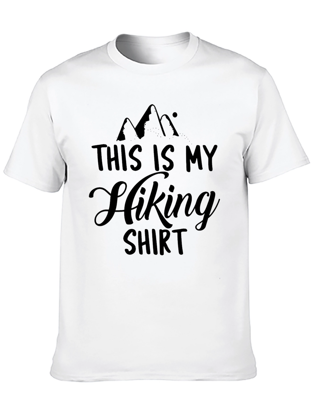 Hiking Shirt - Mens Black Graphic Tee