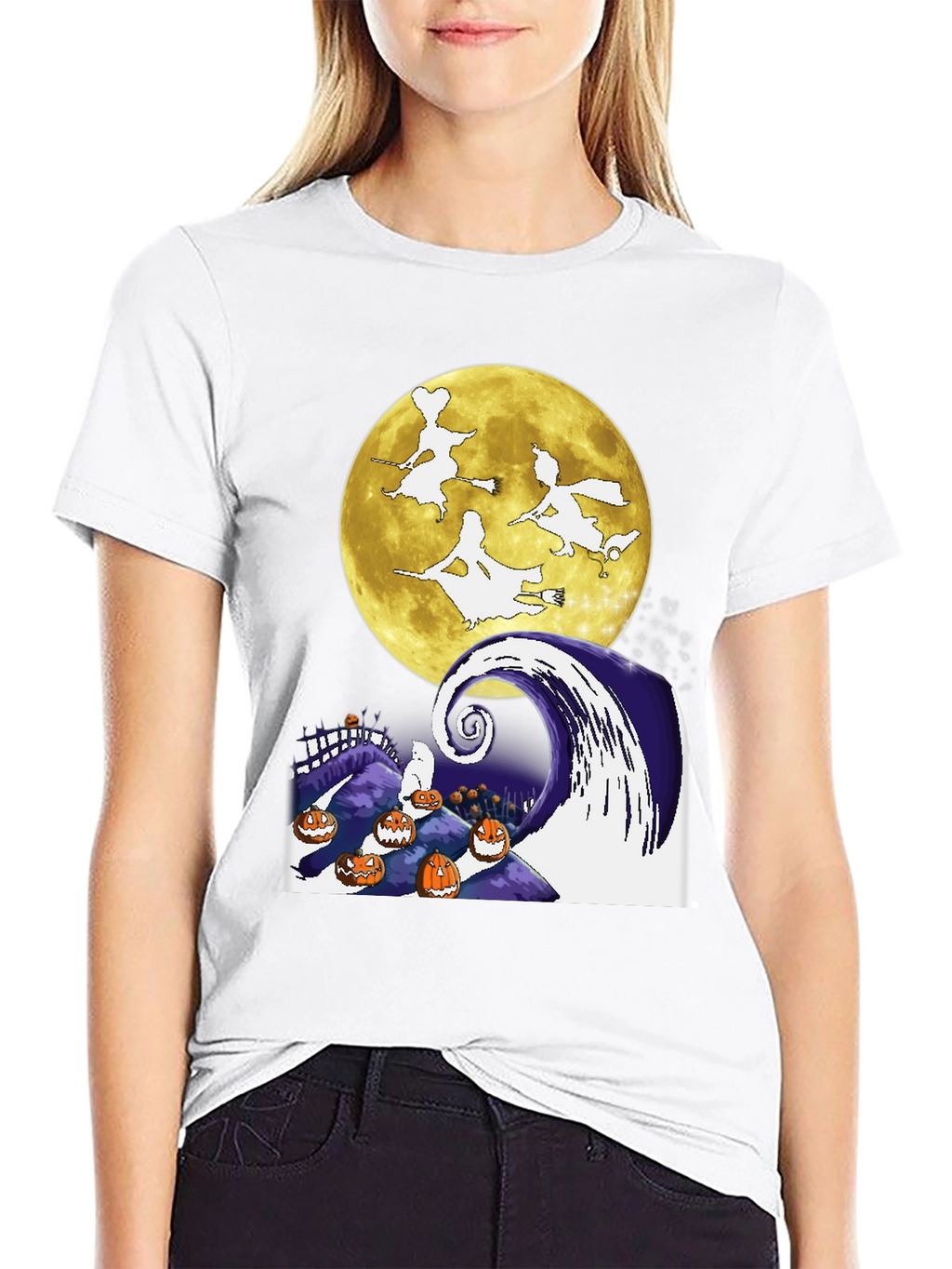 Halloween Witches Moon T-Shirt