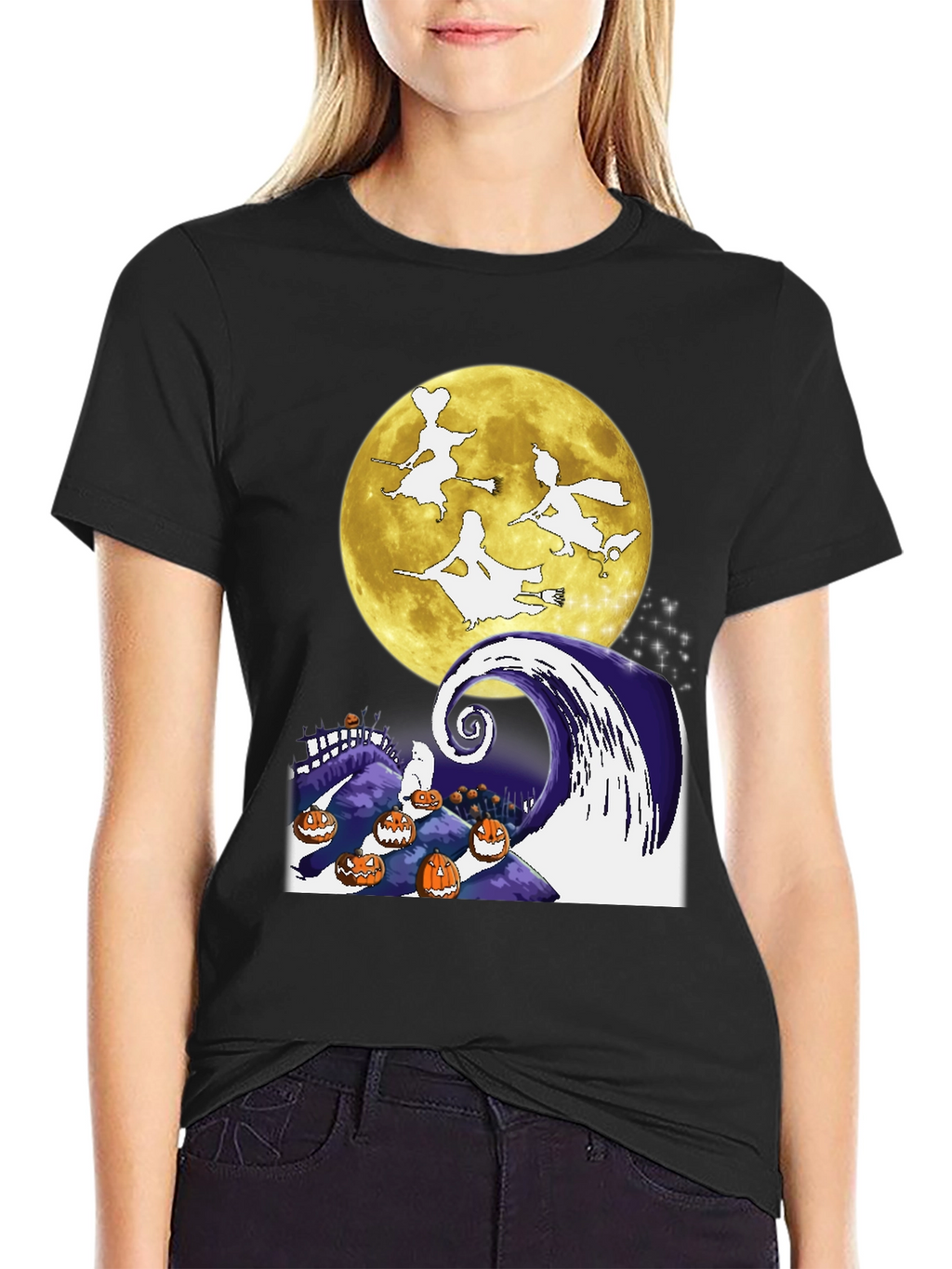 Halloween Witches Moon T-Shirt