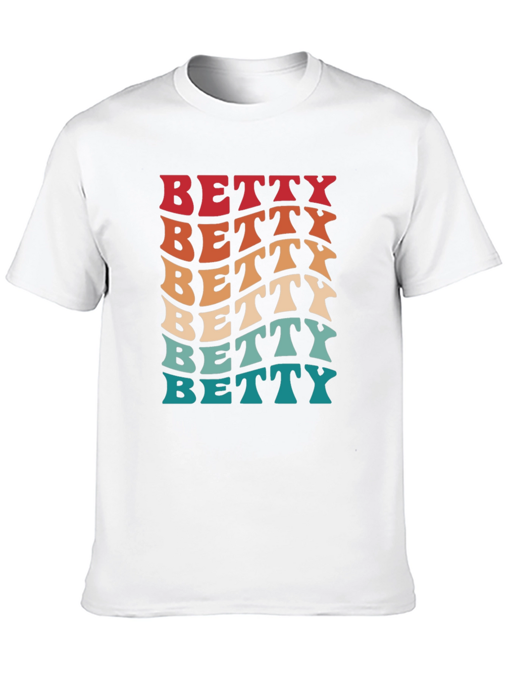 Retro Betty T-Shirt - Groovy Name Tee