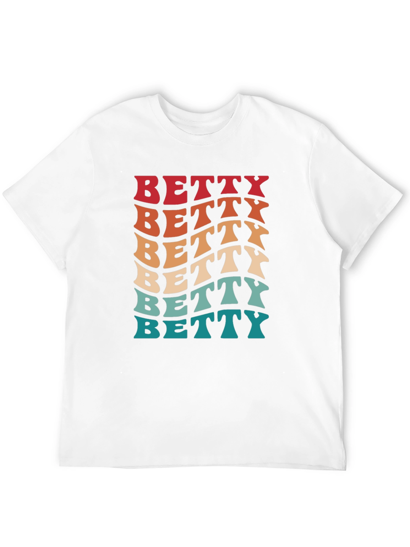 Retro Betty T-Shirt - Groovy Name Tee