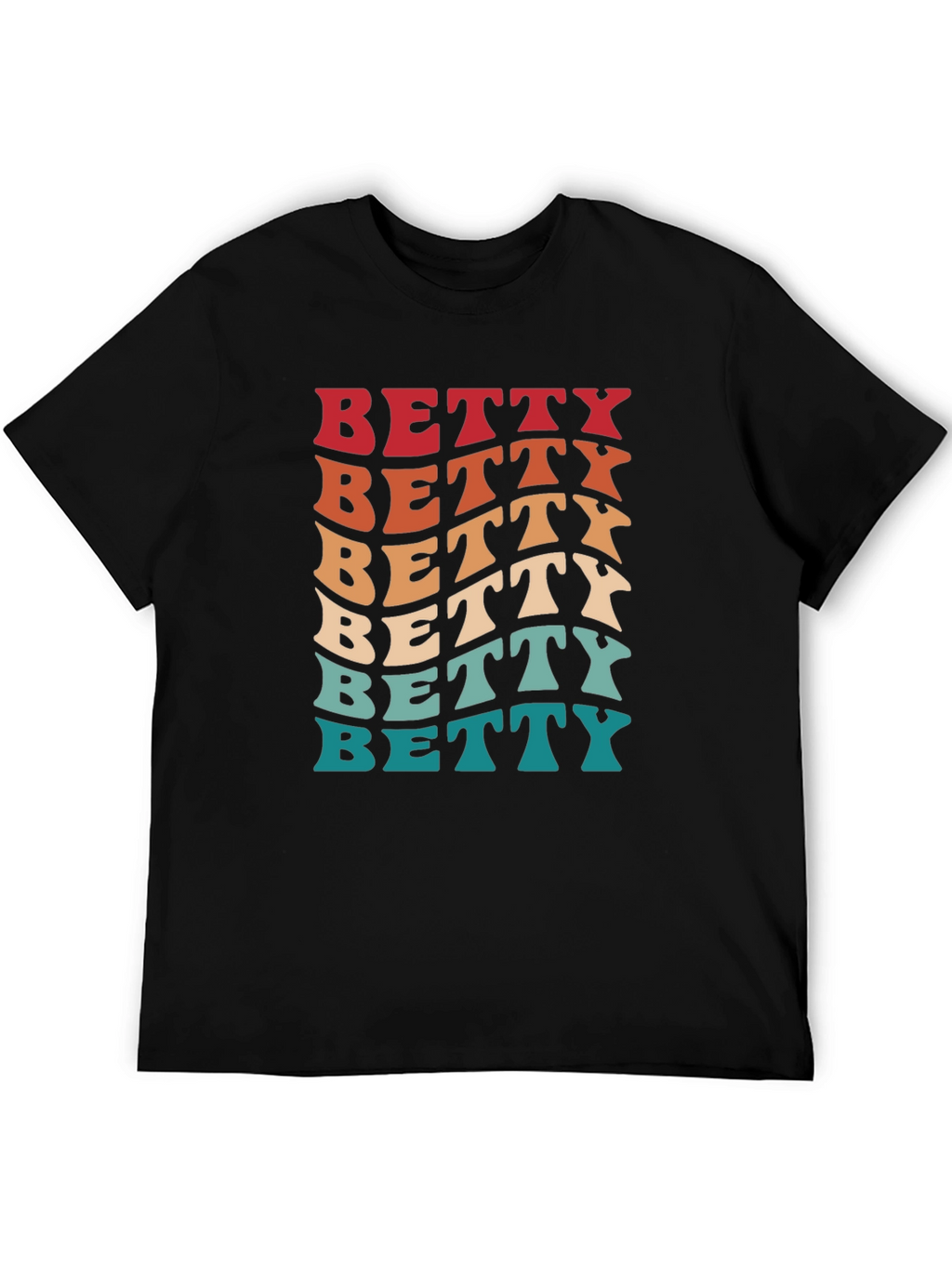 Retro Betty T-Shirt - Groovy Name Tee