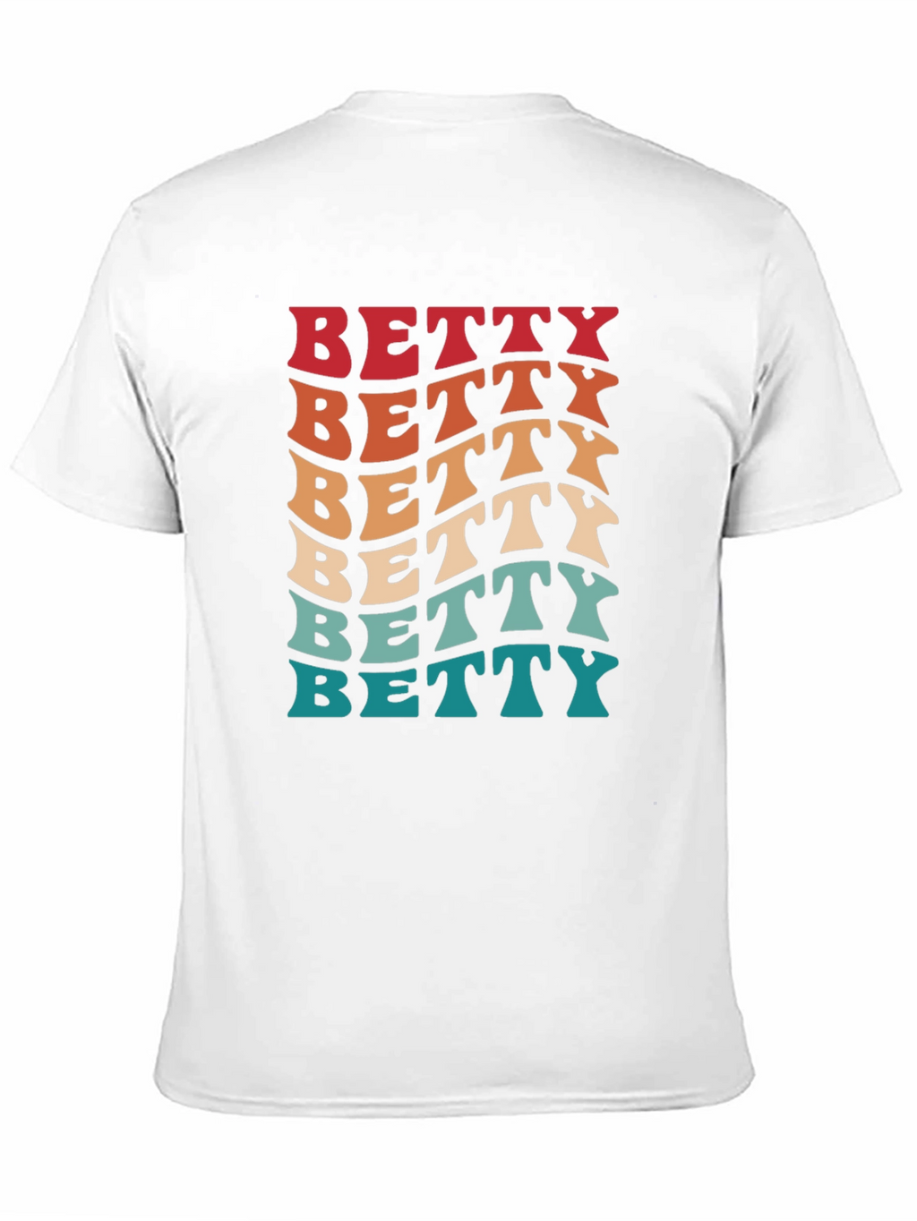 Retro Betty T-Shirt - Groovy Name Tee