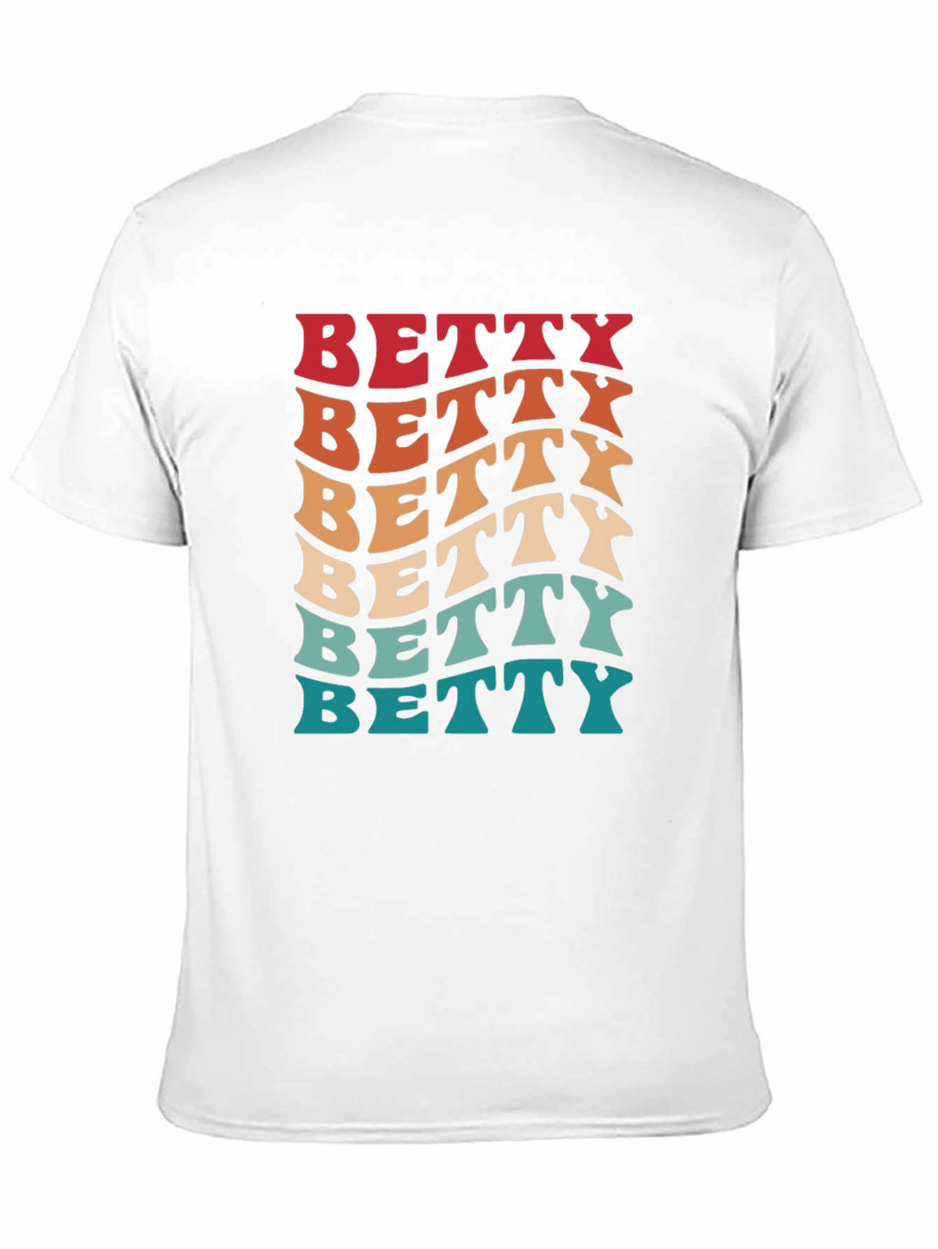 Retro Betty T-Shirt - Groovy Name Tee