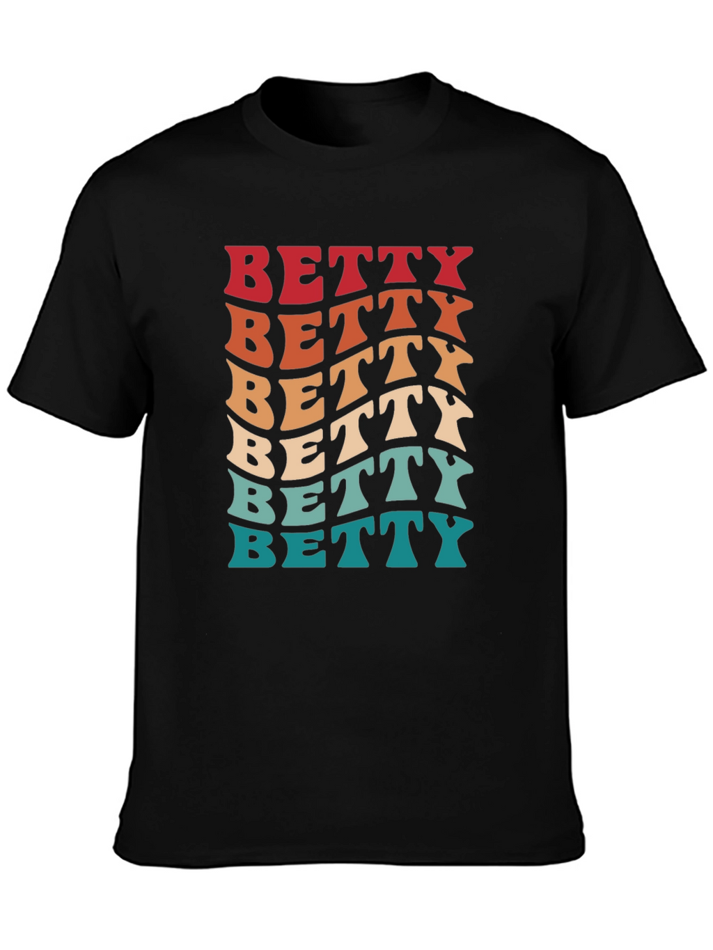 Retro Betty T-Shirt - Groovy Name Tee