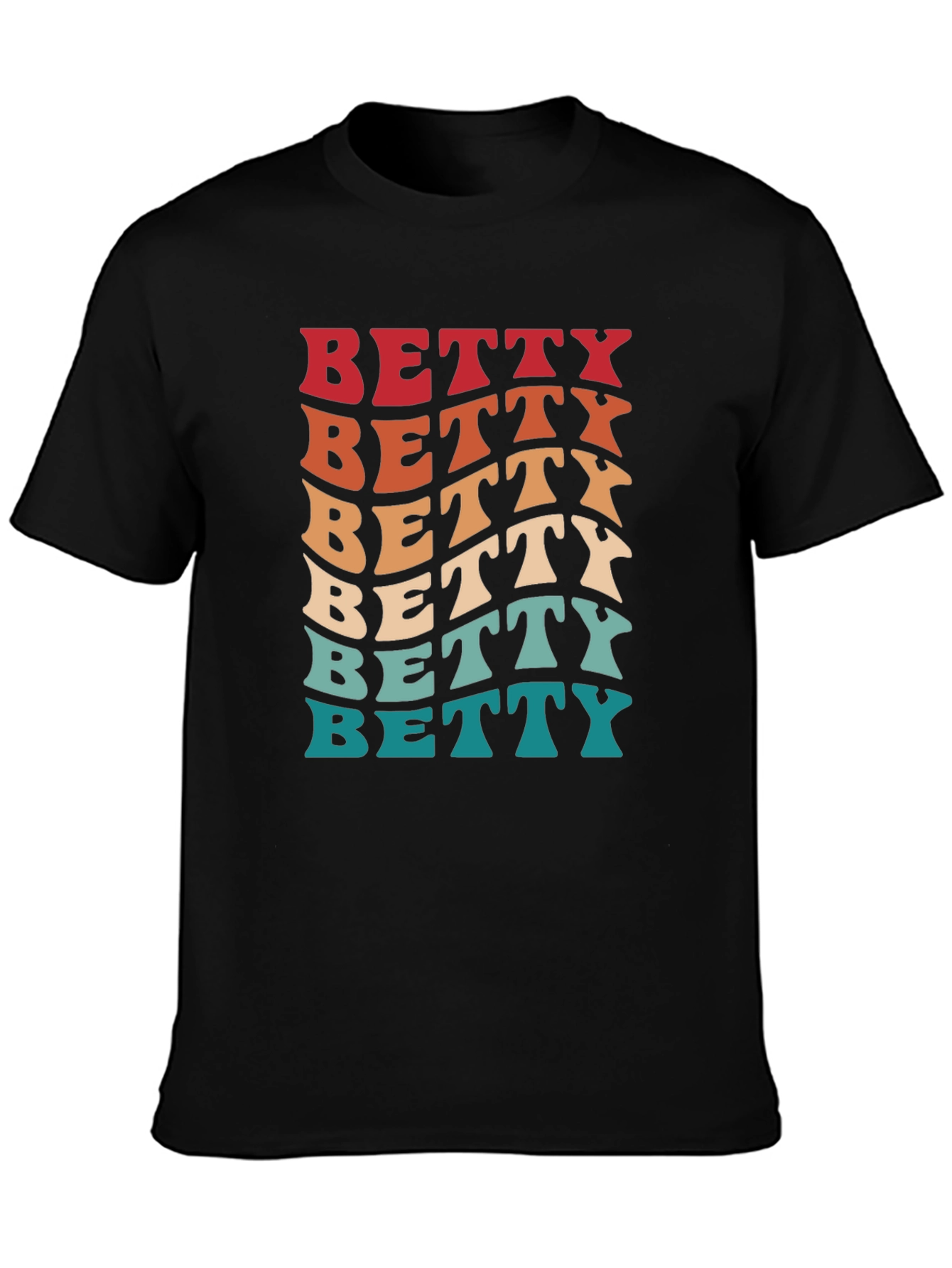 Retro Betty T-Shirt - Groovy Name Tee