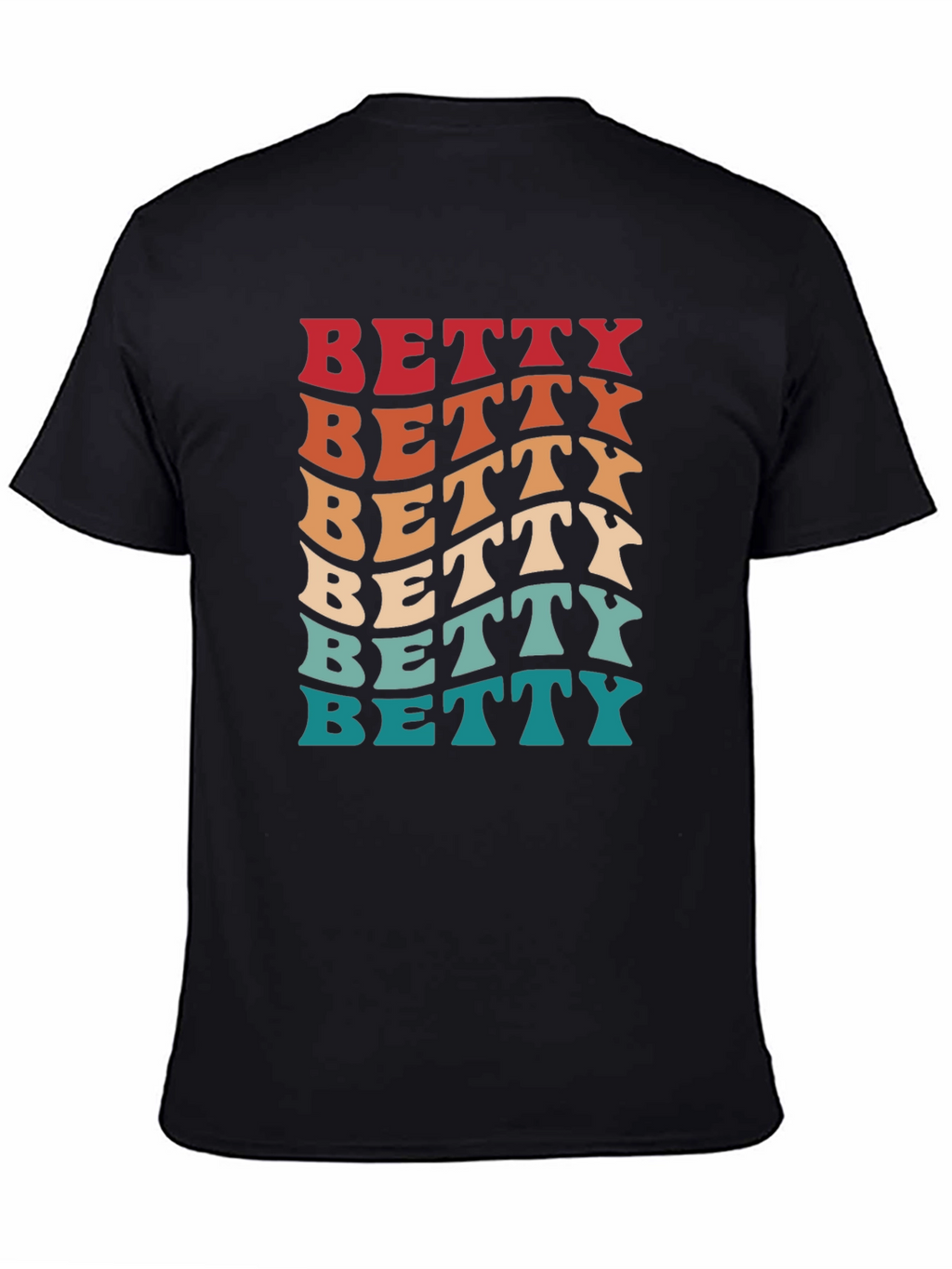 Retro Betty T-Shirt - Groovy Name Tee