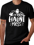 Im A Haunt Mess Halloween Graphic Tee