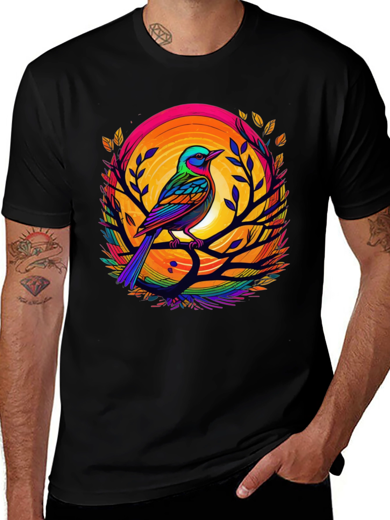 Rainbow Bird T-Shirt