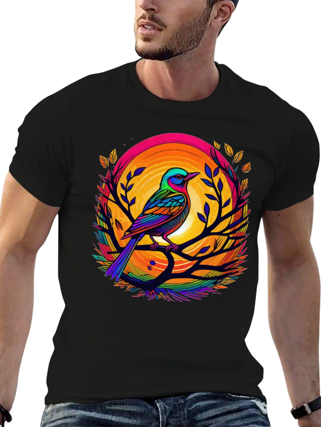 Rainbow Bird T-Shirt
