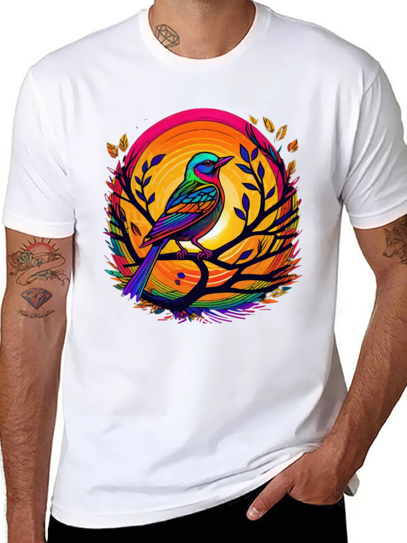 Rainbow Bird T-Shirt
