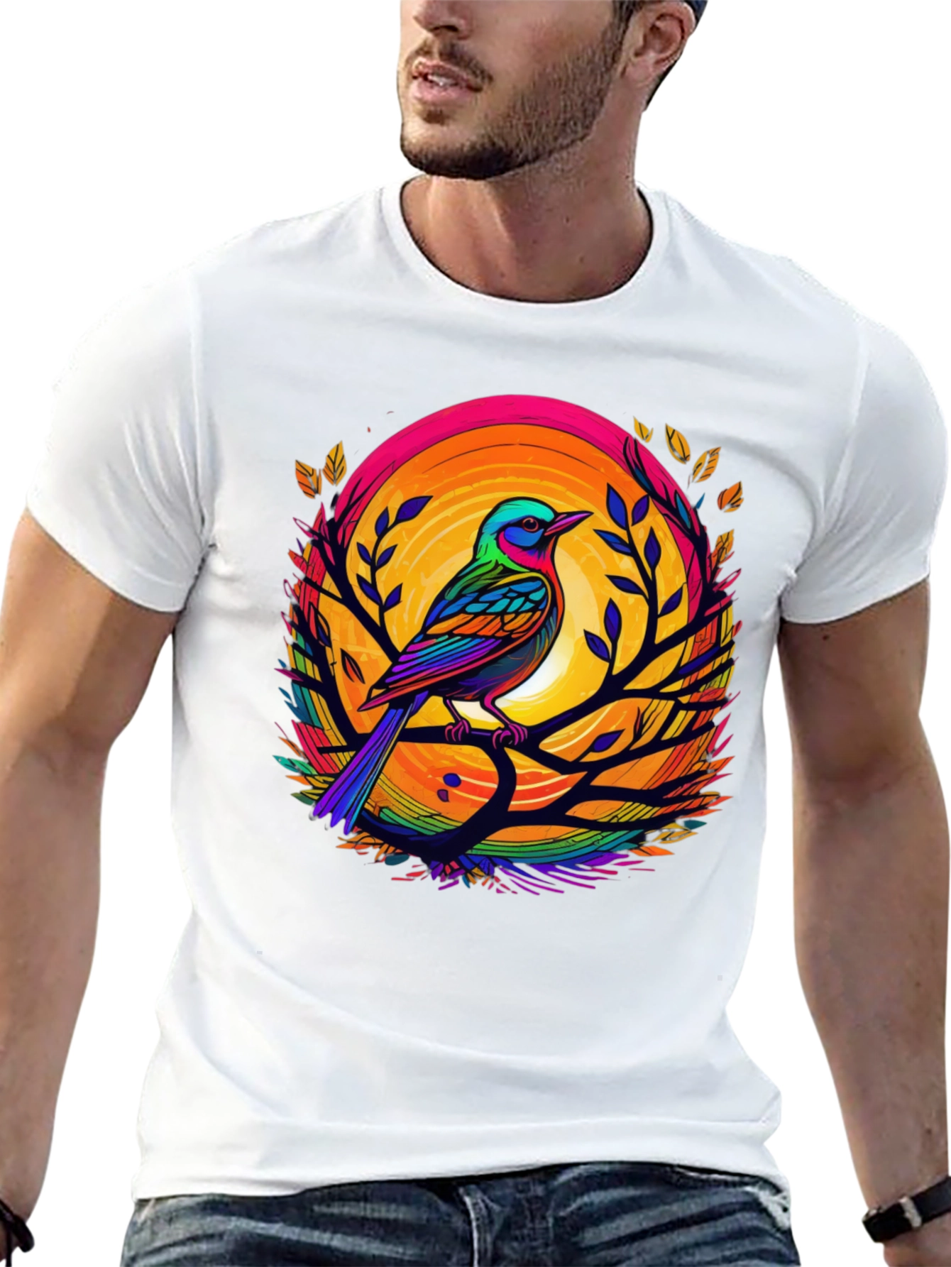 Rainbow Bird T-Shirt