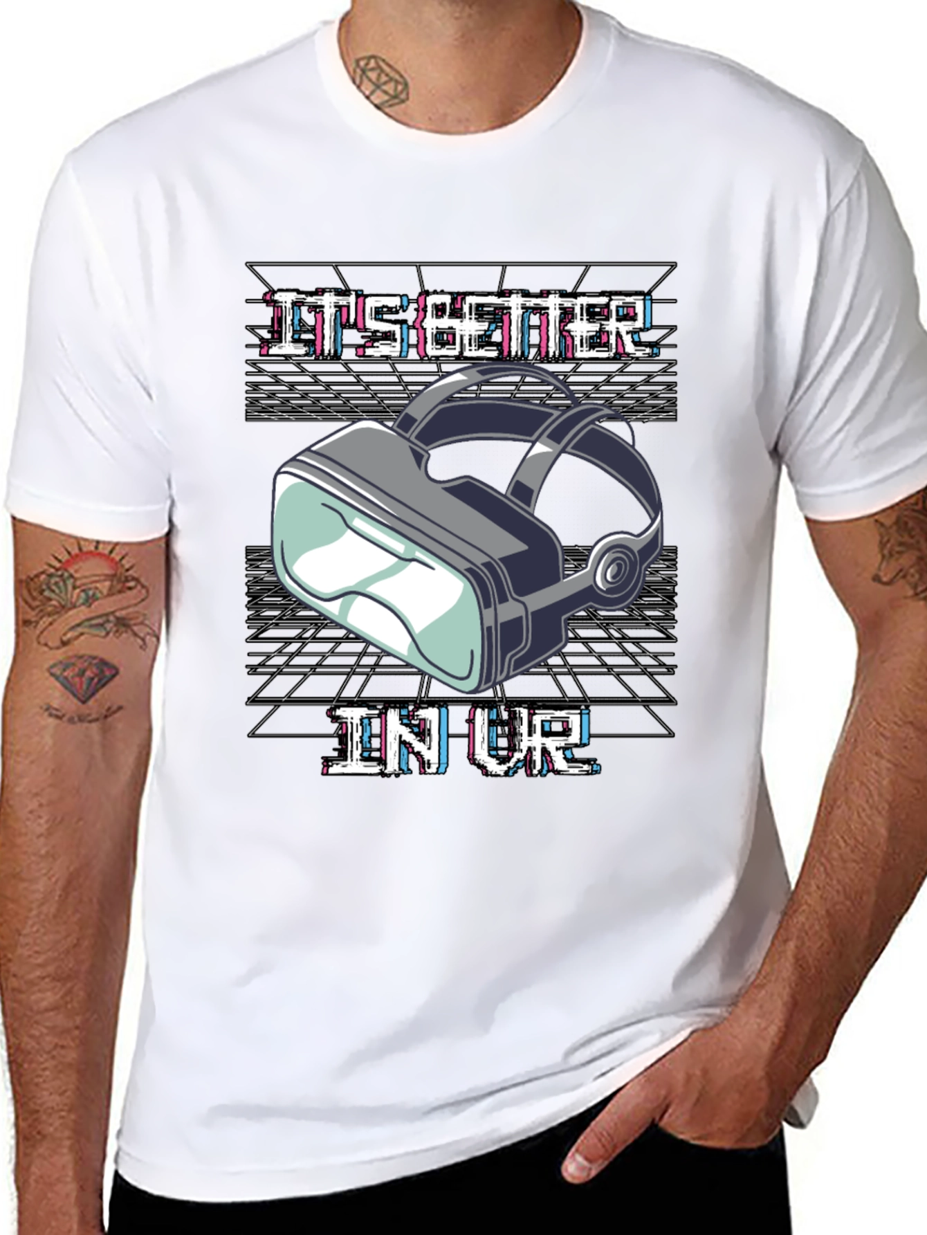 Its Better in VR Black Graphic Tee
