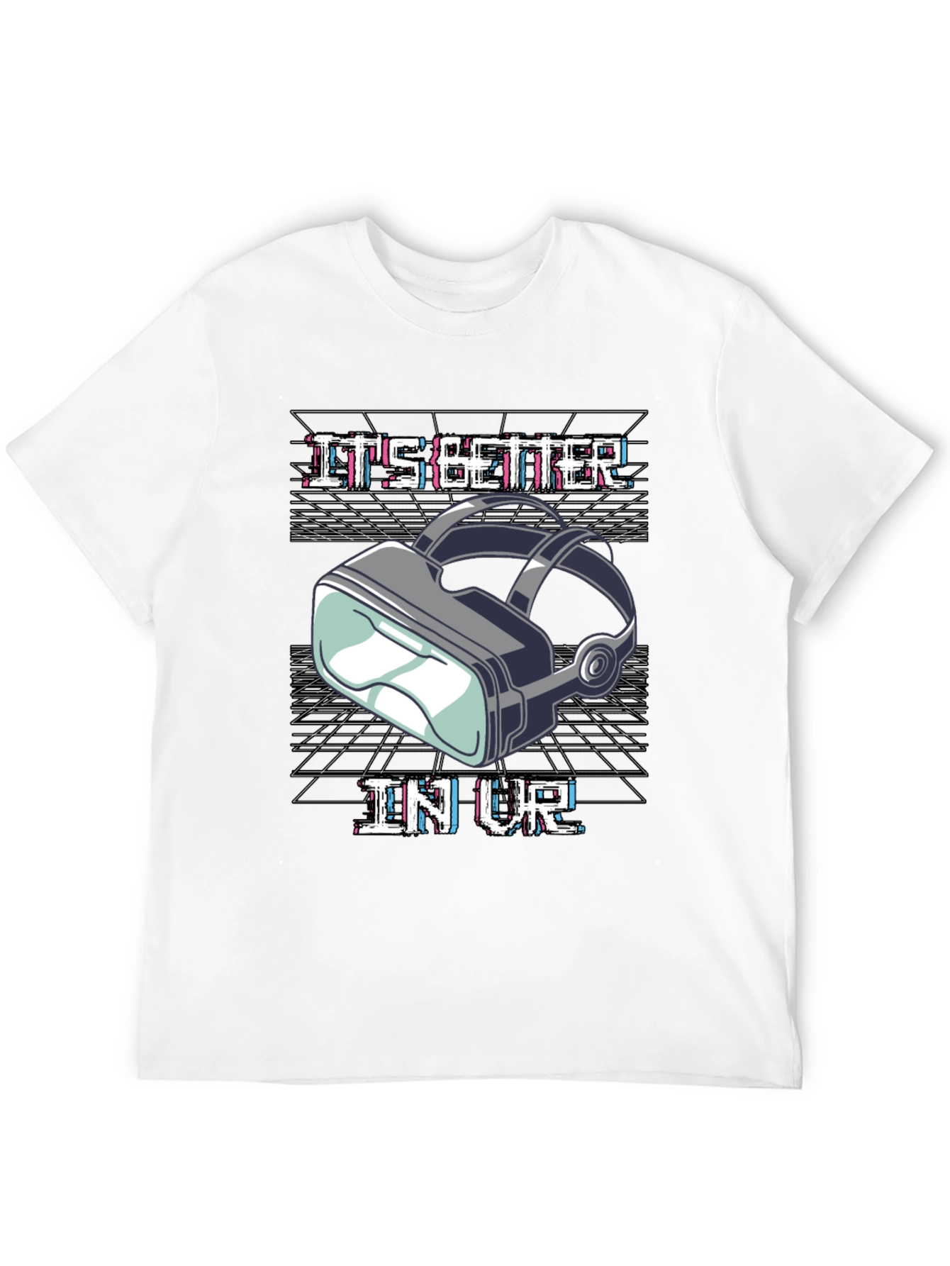 Its Better in VR Black Graphic Tee