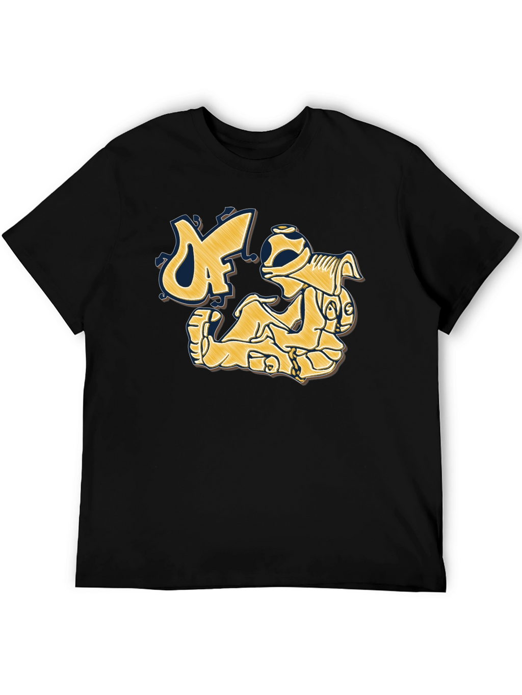 Graphic Print Crew Neck T-Shirt