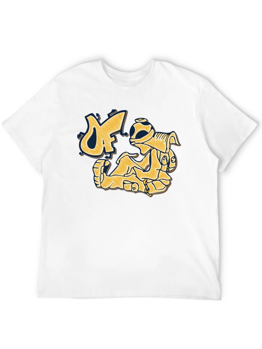 Graphic Print Crew Neck T-Shirt