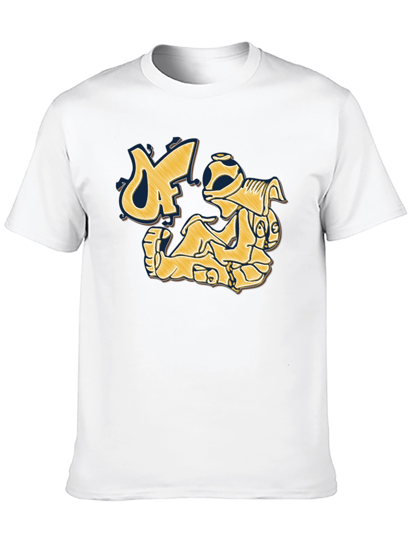 Graphic Print Crew Neck T-Shirt
