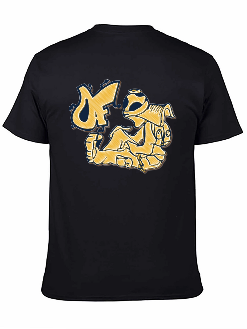 Graphic Print Crew Neck T-Shirt