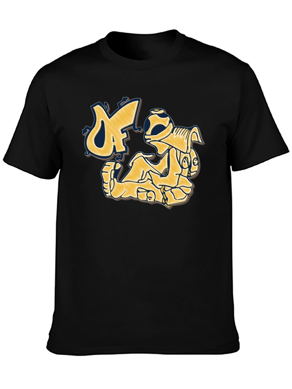 Graphic Print Crew Neck T-Shirt
