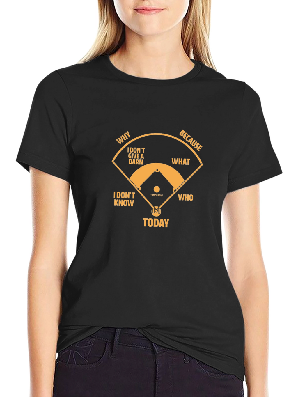 Funny Baseball T-Shirt - I Dont Give A Darn