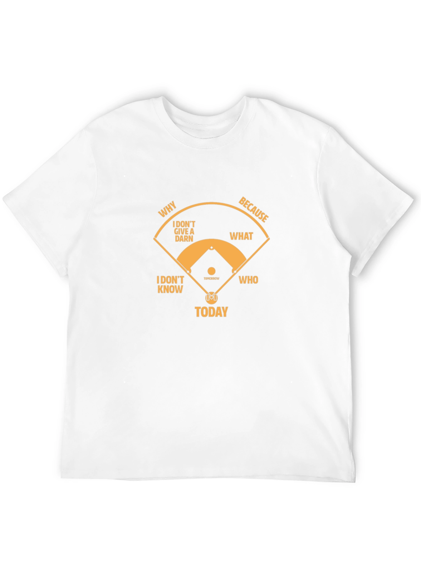 Funny Baseball T-Shirt - I Dont Give A Darn