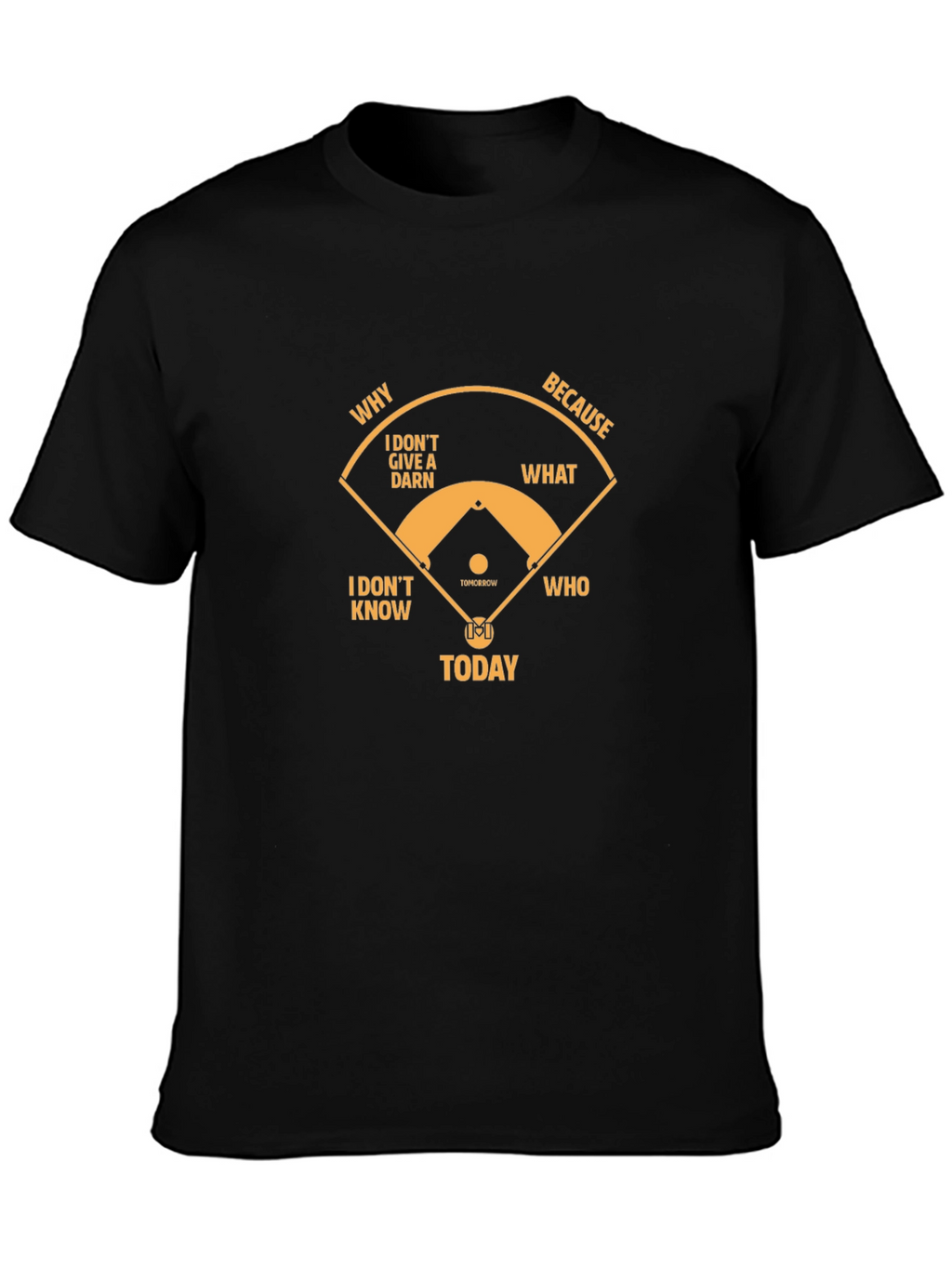 Funny Baseball T-Shirt - I Dont Give A Darn