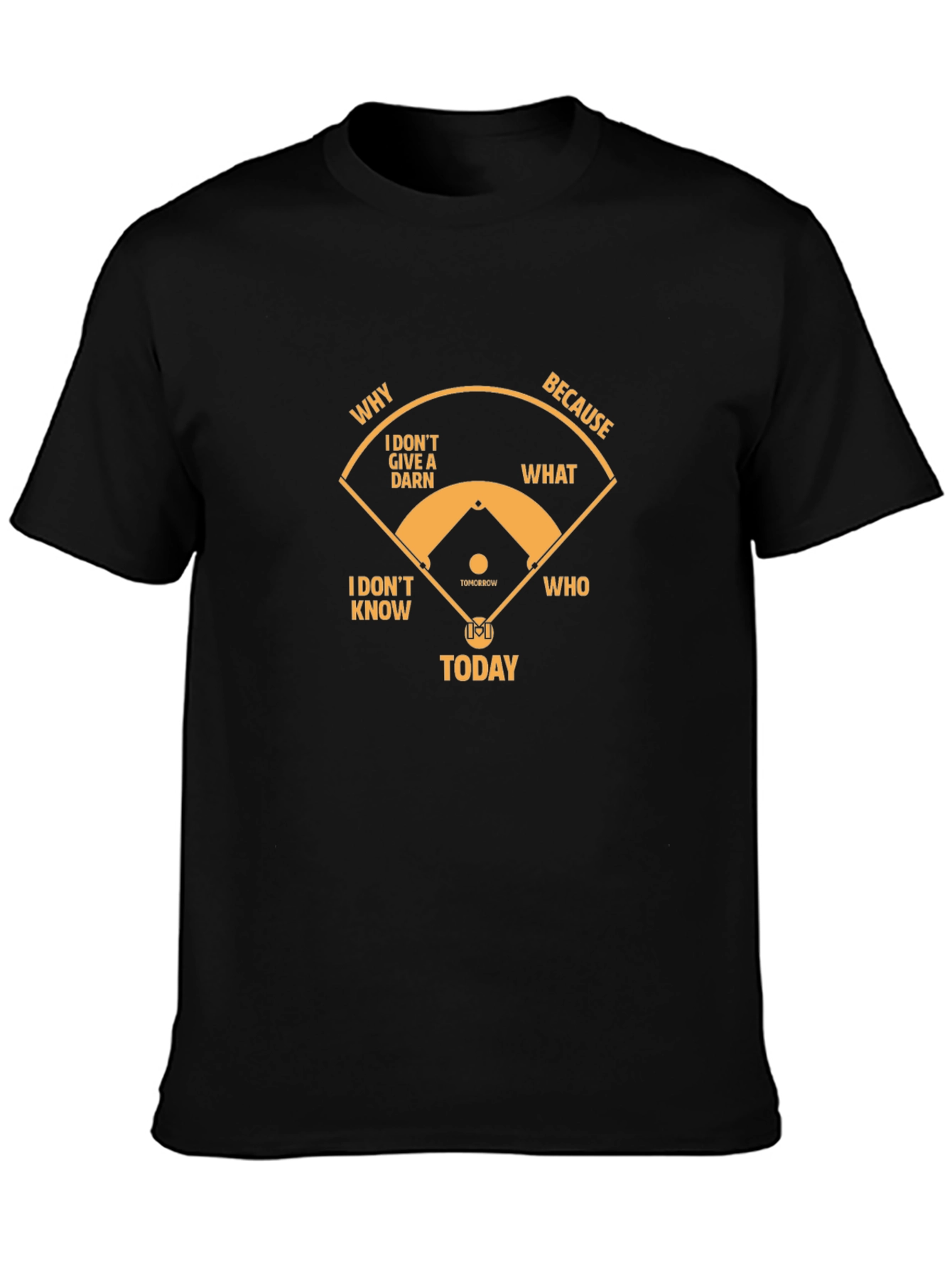 Funny Baseball T-Shirt - I Dont Give A Darn
