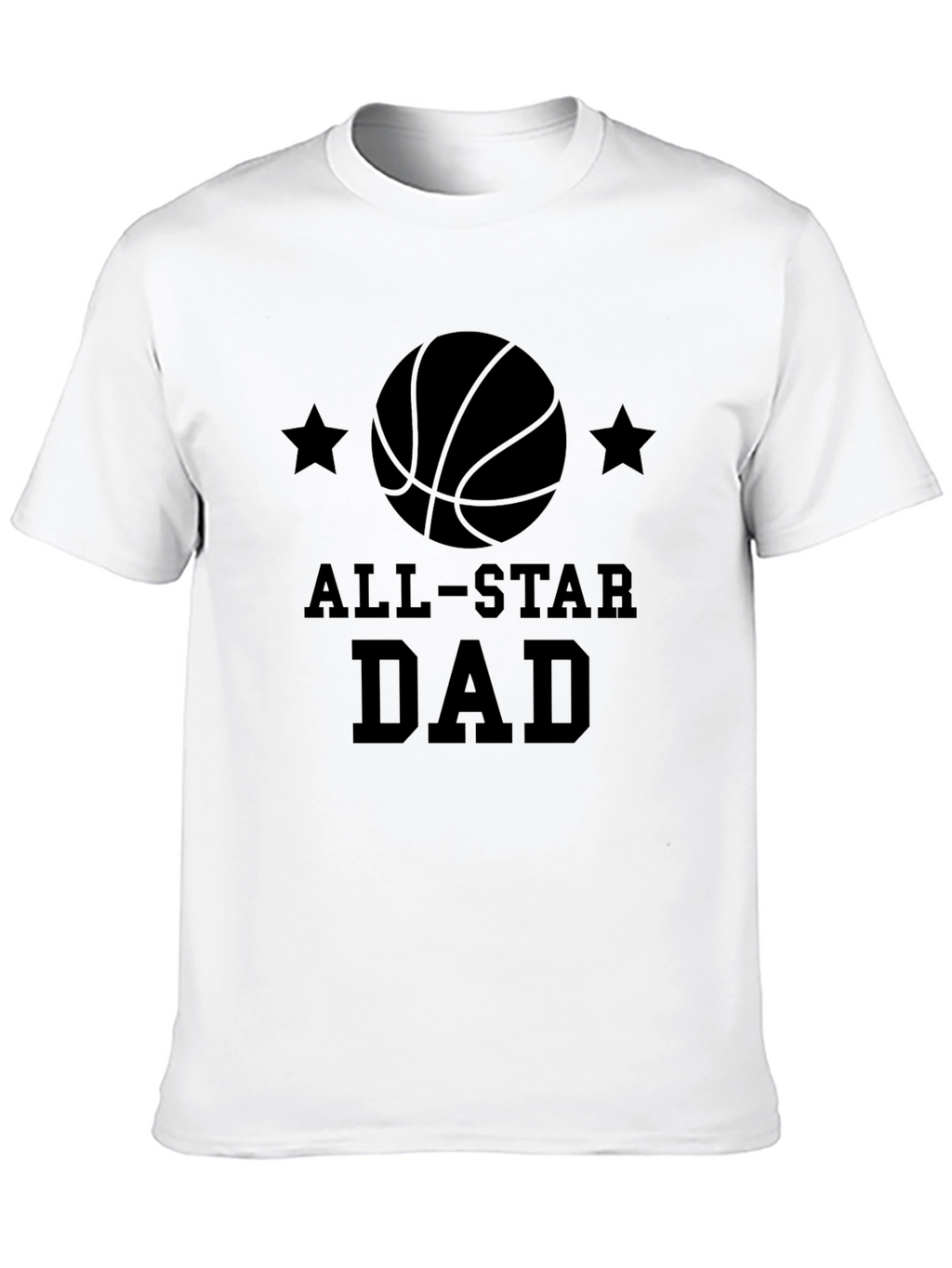 All-Star Dad Black Graphic T-Shirt